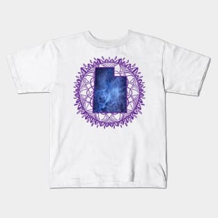 Utah Mandala Kids T-Shirt